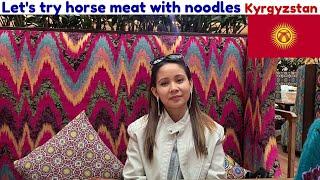 Horse meat in noodles