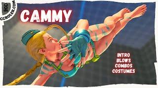 Street Fighter V: CAMMY All Costumes, intro, Blows, Combos (update: April 2021)