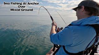 Sea Fishing UK - Anchoring Mixed Ground For Tope and Other Mixed Species - I Catch A Surprise Fish!