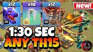 EPIC STRATEGY | TH15 Dragon Attack Strategy | TH15 Dragon | TH15 Attack Strategy (Clash of Clans)