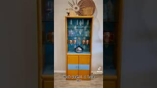 MCM Cabinet Makeover! 1950s Design on this beautiful trashed piece. #upcycle #shorts #flip #wow #diy