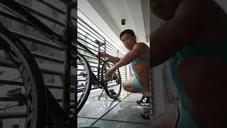 I'm clean my bike#RichMhel