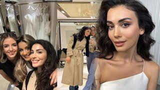 Özge Yagız shared the details of the wedding dress rehearsal!!