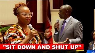 DRAMA!! Watch how Ruto rudely silenced this Kenyan doctor after asking her tough question in Germany