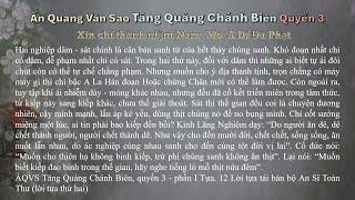 Sanh tử là do nghiệp sát và dâm.Nghiệp sát dễ tạo hơn.ASTT lần 2 có thêm nhiều bài chọn lọc-ẤQVSq3