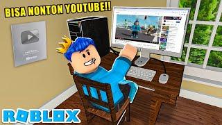 RILL CUY NONTON YOUTUBE DI DALAM GAME ROBLOX!!!