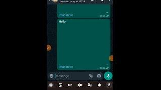 How to add read more option in WhatsApp SMS|| Read more option in WhatsApp||secret text SMS Whatsapp