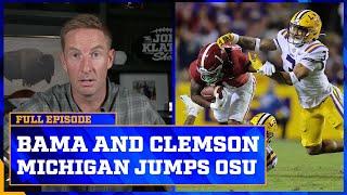 Alabama & Clemson go down, what next? Michigan jumps Ohio State in Klatt’s top 10 | Joel Klatt Show