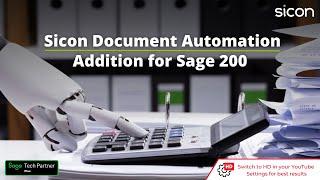 Sicon Document Automation Product Overview