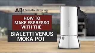 How To Use the Bialetti Venus Moka Pot Espresso Coffee