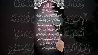Move Closer Listen and Read Along Surah At-Teen #FingerTracking