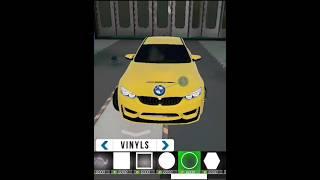 BMW Logo short tutorial in car parking multiplayer #youtubeshorts