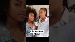 A DAY IN THE LIFE OF A REAL TEEN MODEL | BTS PHOTOSHOOTS | TheOliFamily #shorts