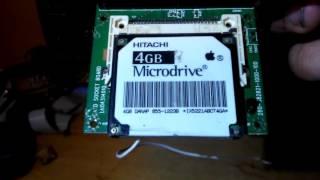 microdrive in cf adapter