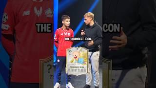 WHO IS THE YOUNGEST ICON ON EAFC 25? 
