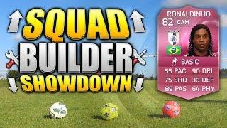 REAL LIFE FOOTBALL SQUAD BUILDER SHOWDOWN!!! PINK RONALDINHO!!! Fifa 15 Squad Builder Duel