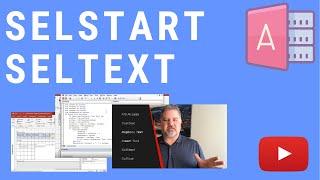 How to Make Changes to Text in a Textbox in Microsoft Access Using SelStart and SelText