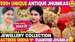 EXCLUSIVE: Kiruthikhaa Boutique's Antique & Traditional Jewellery Collection | Jhumkas | Necklace