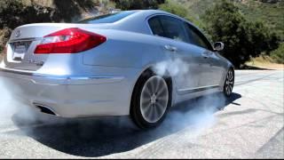 Hyundai Genesis 5.0 R-Spec First Burnout