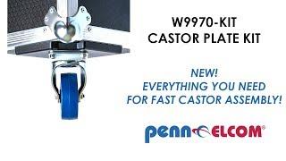 Penn Elcom W9970-KIT | Castor Plate Kit