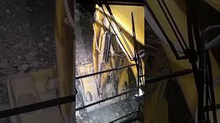 View From Operator's Cab - Excavator Komatsu PC 7000-PC 5500-P&H 4100 XPC & Liebherr 9350 Loading