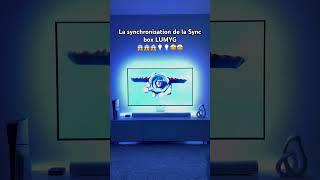 Regardez la synchronisation des led de la sync box 4k Lumyg #hometheater #led #anime #ambilight