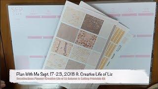 Plan with Me September 17-23 featuring Creative Life of Liz Autumn is Calling