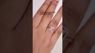 Would you say yes without the sparkle? | GIVA Jewellery