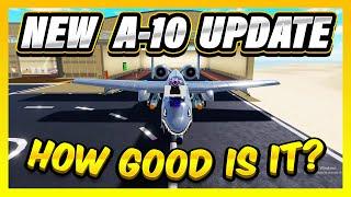 The A-10 WARTHOG PLANE Is The BEST PLANE Yet! - NEW WAR TYCOON UPDATE