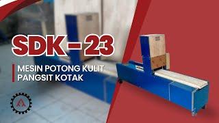 Mesin Potong Pangsit Kotak. Tipe SDK-23.