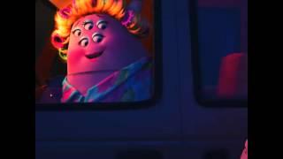 Monsters University Mom listening to Heavy Metal.