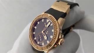 Ulysse Nardin Maxi Marine Diver 18k Rose Gold 266-33-3A/92 42.7mm