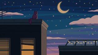 Purrple Cat - City Nights