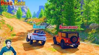 GTA 5 : @AbhishekkzGaming  4x4 Thar Vs Anmol GameX 4x4 Fortuner Legender Off-Road Drag Race