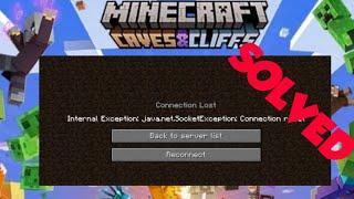 Fix Connection Reset Error In Minecraft 1.18.1/Internet Expectation Java net socket expectation 2022