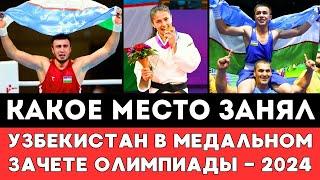 Какое место занял Узбекистан в Медальном зачете Олимпиады-2024 после победы Баходира Джалолова