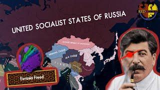 Stalin Reunifies Russia And DESTROYS Germany | Hoi4 Red Flood