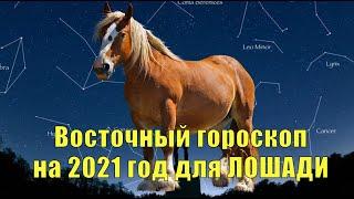 Восточный гороскоп на 2021 год для Лошади.