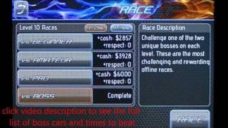 Drag Racing Offline Training Bosses 1/2 mile 6-10 Part 2