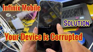 Infinix DM Verity Corruption | Infinix Your Device is Corrupt Problem #technicalthing