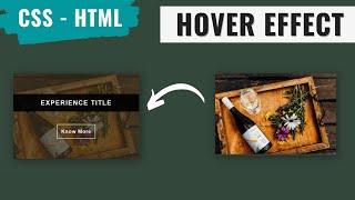 How to create IMAGE OVERLAY HOVER EFFECT using HTML and CSS only