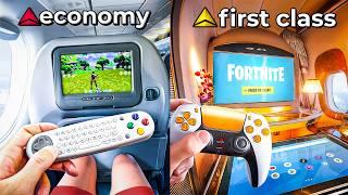 I Tried "Gaming" In EVERY Airplane Seat