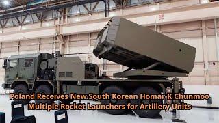 Poland Receives New South Korean Homar K Chunmoo Multiple Rocket Launchers for Artillery Units