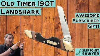 Old Timer Landshark 19OT Pocket Knife - Awesome Subscriber Gift from @MikeyNewman1974