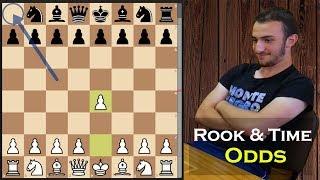 Chess Grandmaster Gives An Amateur Time And Rook Odds!