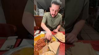Trying Ethiopian food for the first time haha #ethiopianfood #ethiopia #nyc