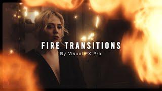 Cinematic Fire Transitions for Music Videos, Commercials, Films - Use it in any editing software