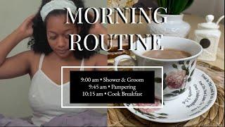 Feminine & Elegant Morning Routine  ️ | Married at 21 | Pamper & Breakfast & More | Ebony Nikita