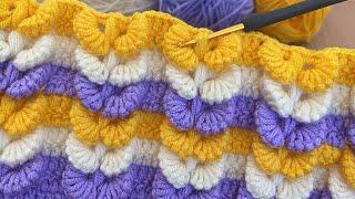 easy crochet for beginners/crochet baby blanket/baby cardigan design/crochet patterns/how to crochet