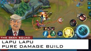 MOBILE LEGENDS LAPU LAPU - PURE DAMAGE BUILD